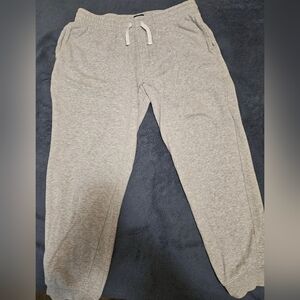 H&M Light Gray Regular Fit Sweatpants Size Large